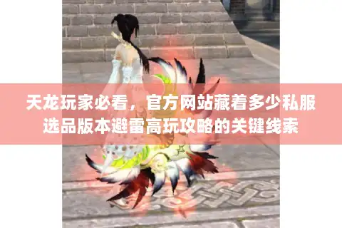 天龙玩家必看，官方网站藏着多少私服选品版本避雷高玩攻略的关键线索