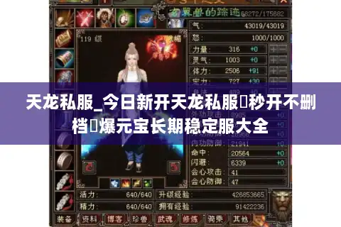 天龙私服_今日新开天龙私服▷秒开不删档◁爆元宝长期稳定服大全