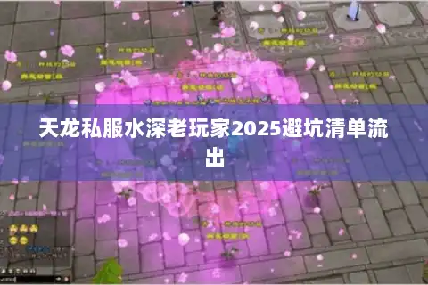 天龙私服水深老玩家2025避坑清单流出 天龙私服水深老玩家2025避坑清单流出