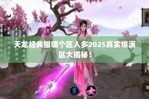 天龙经典服哪个区人多2025真实爆满区大揭秘！