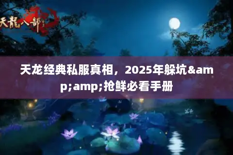 天龙经典私服真相，2025年躲坑&amp;抢鲜必看手册