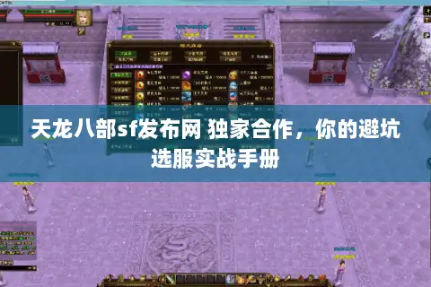 天龙八部sf发布网 独家合作,你的避坑选服实战手册 天龙八部sf发布网 独家合作,你的避坑选服实战手册