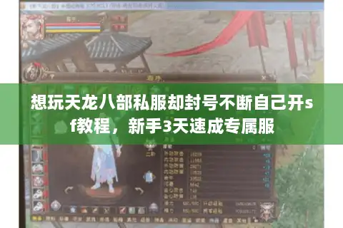 想玩天龙八部私服却封号不断自己开sf教程，新手3天速成专属服