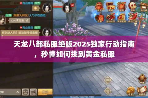 天龙八部私服绝版2025独家行动指南,秒懂如何挑到黄金私服 天龙八部私服绝版2025独家行动指南,秒懂如何挑到黄金私服