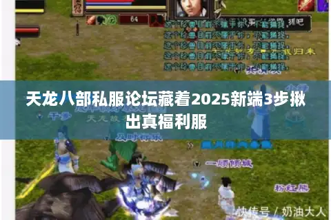 天龙八部私服论坛藏着2025新端3步揪出真福利服