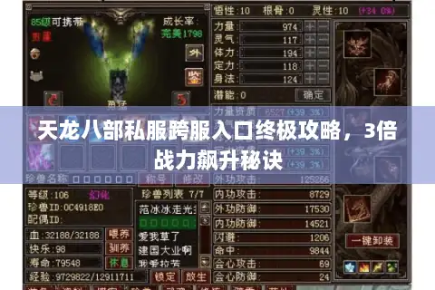天龙八部私服跨服入口终极攻略，3倍战力飙升秘诀
