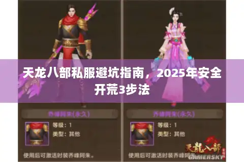 天龙八部私服避坑指南，2025年安全开荒3步法