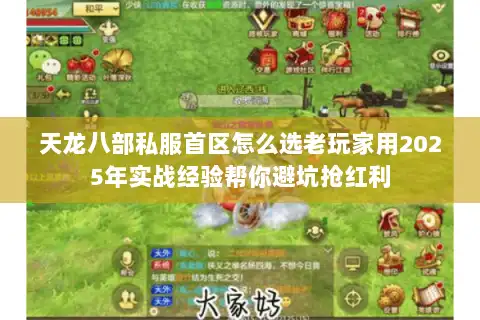 天龙八部私服首区怎么选老玩家用2025年实战经验帮你避坑抢红利