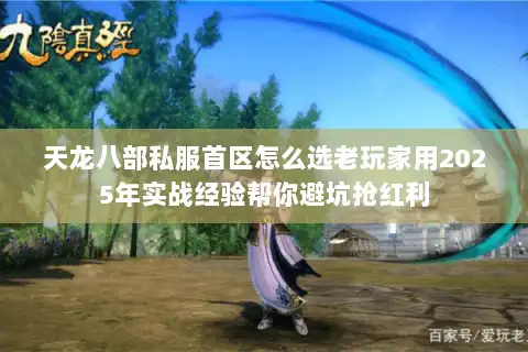 天龙八部私服首区怎么选老玩家用2025年实战经验帮你避坑抢红利