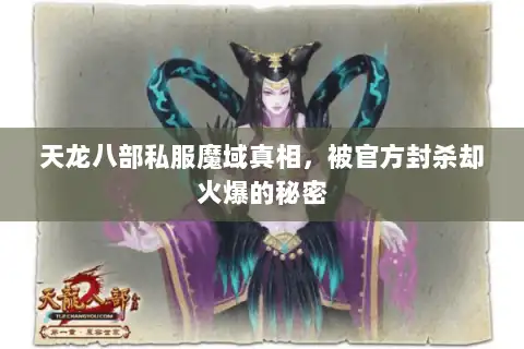 天龙八部私服魔域真相,被官方封杀却火爆的秘密 天龙八部私服魔域真相,被官方封杀却火爆的秘密