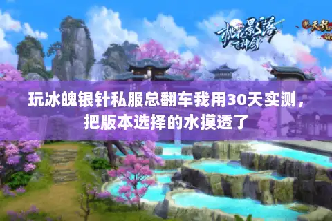 玩冰魄银针私服总翻车我用30天实测，把版本选择的水摸透了