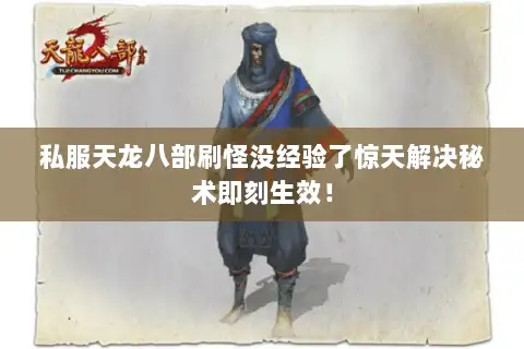 私服天龙八部刷怪没经验了惊天解决秘术即刻生效！