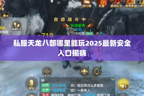 私服天龙八部哪里能玩2025最新安全入口揭晓 私服天龙八部哪里能玩2025最新安全入口揭晓