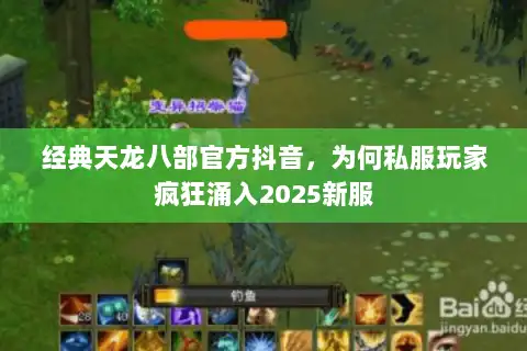 经典天龙八部官方抖音，为何私服玩家疯狂涌入2025新服