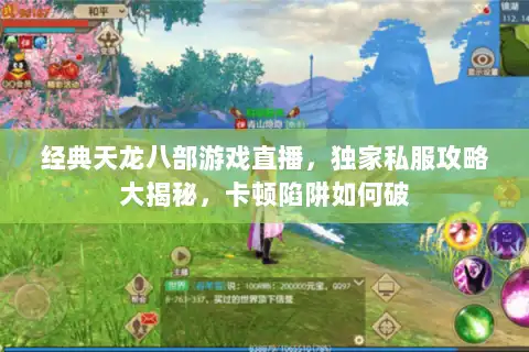 经典天龙八部游戏直播，独家私服攻略大揭秘，卡顿陷阱如何破