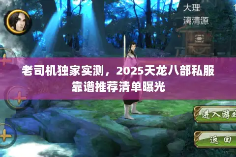老司机独家实测,2025天龙八部私服靠谱推荐清单曝光 老司机独家实测,2025天龙八部私服靠谱推荐清单曝光