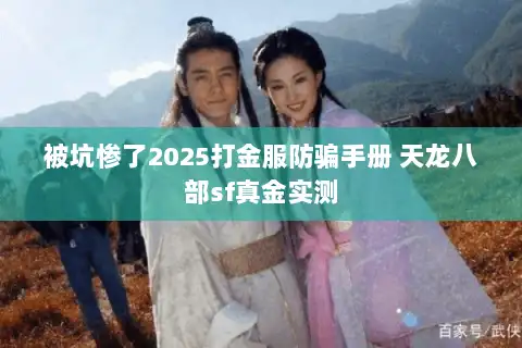 被坑惨了2025打金服防骗手册 天龙八部sf真金实测