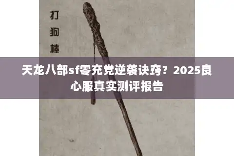 天龙八部sf零充党逆袭诀窍？2025良心服真实测评报告