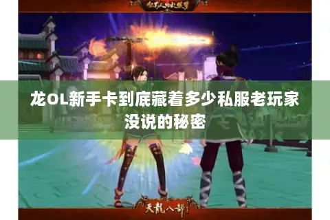 龙OL新手卡到底藏着多少私服老玩家没说的秘密