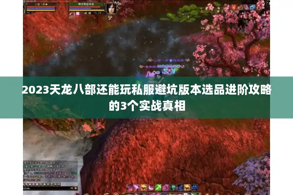 2023天龙八部还能玩私服避坑版本选品进阶攻略的3个实战真相