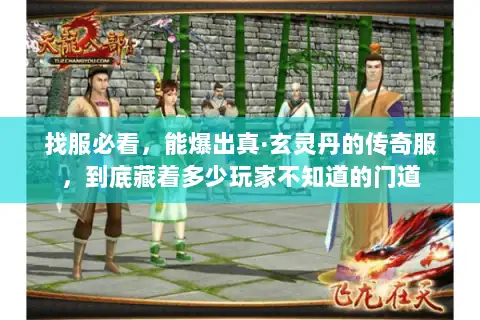 找服必看，能爆出真·玄灵丹的传奇服，到底藏着多少玩家不知道的门道