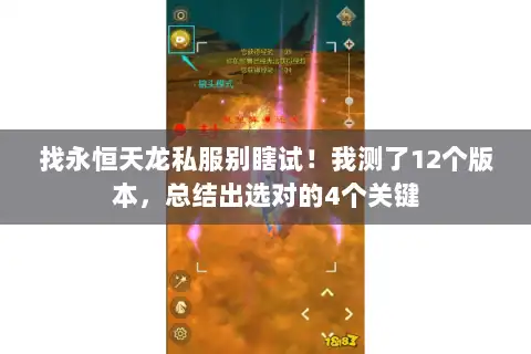 找永恒天龙私服别瞎试！我测了12个版本，总结出选对的4个关键