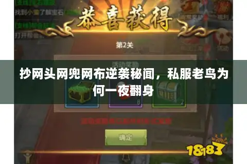 抄网头网兜网布逆袭秘闻，私服老鸟为何一夜翻身