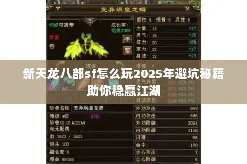 新天龙八部sf怎么玩2025年避坑秘籍助你稳赢江湖