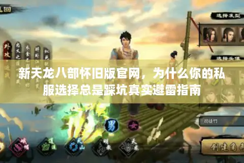 新天龙八部怀旧版官网,为什么你的私服选择总是踩坑真实避雷指南 新天龙八部怀旧版官网,为什么你的私服选择总是踩坑真实避雷指南