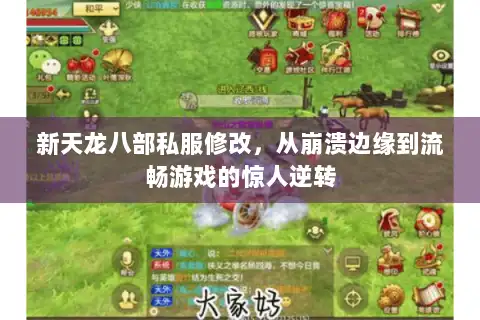 新天龙八部私服修改，从崩溃边缘到流畅游戏的惊人逆转