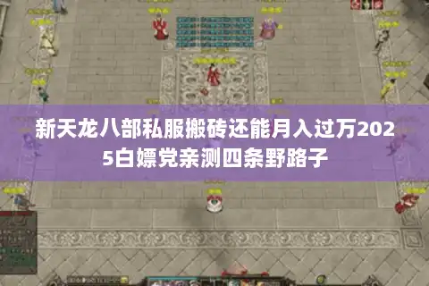 新天龙八部私服搬砖还能月入过万2025白嫖党亲测四条野路子