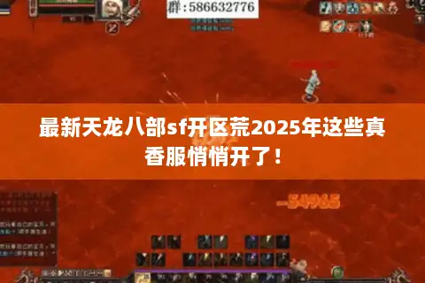 最新天龙八部sf开区荒2025年这些真香服悄悄开了！