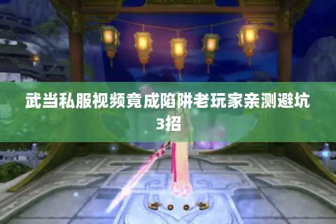 武当私服视频竟成陷阱老玩家亲测避坑3招