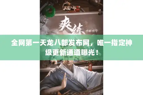 全网第一天龙八部发布网，唯一指定神级更新通道曝光！