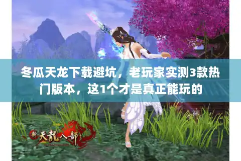 冬瓜天龙下载避坑，老玩家实测3款热门版本，这1个才是真正能玩的
