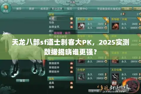 天龙八部sf道士刺客大PK,2025实测数据揭晓谁更强? 天龙八部sf道士刺客大PK,2025实测数据揭晓谁更强?