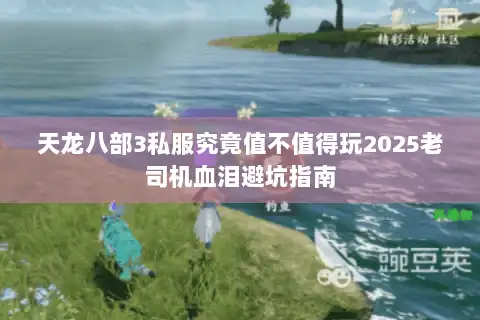天龙八部3私服究竟值不值得玩2025老司机血泪避坑指南