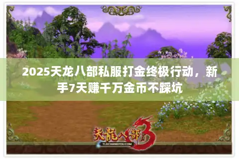 2025天龙八部私服打金终极行动，新手7天赚千万金币不踩坑