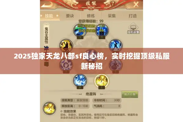 2025独家天龙八部sf良心榜，实时挖掘顶级私服新秘招