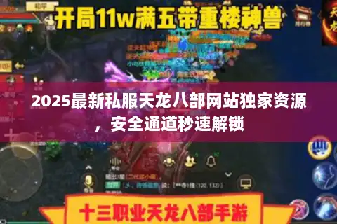 2025最新私服天龙八部网站独家资源，安全通道秒速解锁
