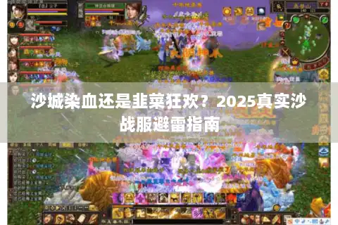 沙城染血还是韭菜狂欢？2025真实沙战服避雷指南