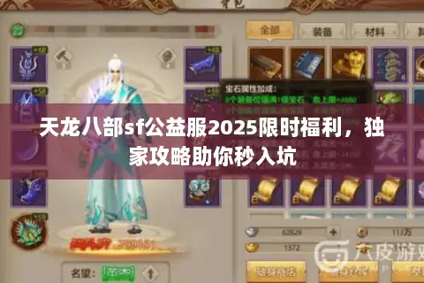 天龙八部sf公益服2025限时福利，独家攻略助你秒入坑