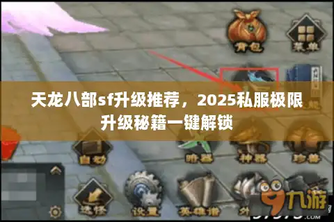 天龙八部sf升级推荐，2025私服极限升级秘籍一键解锁