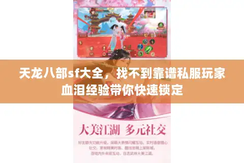 天龙八部sf大全，找不到靠谱私服玩家血泪经验带你快速锁定