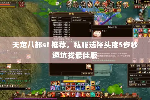 天龙八部sf 推荐，私服选择头疼5步秒避坑找最佳版