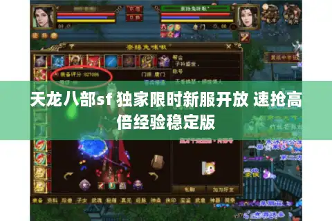 天龙八部sf 独家限时新服开放 速抢高倍经验稳定版