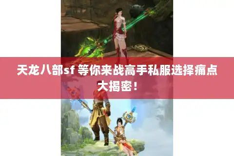 天龙八部sf 等你来战高手私服选择痛点大揭密! 天龙八部sf 等你来战高手私服选择痛点大揭密!