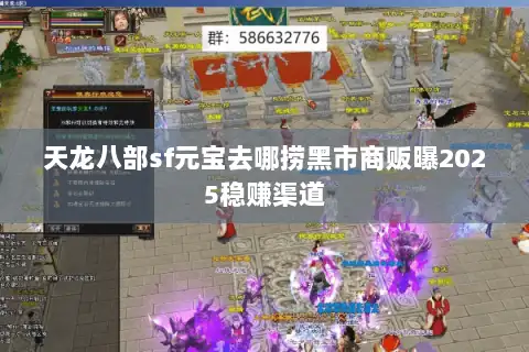 天龙八部sf元宝去哪捞黑市商贩曝2025稳赚渠道