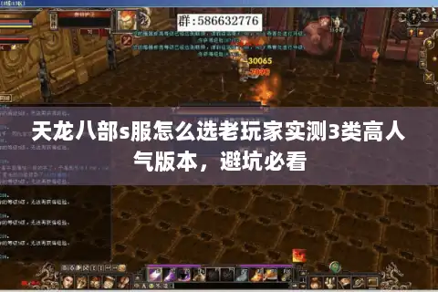 天龙八部s服怎么选老玩家实测3类高人气版本，避坑必看