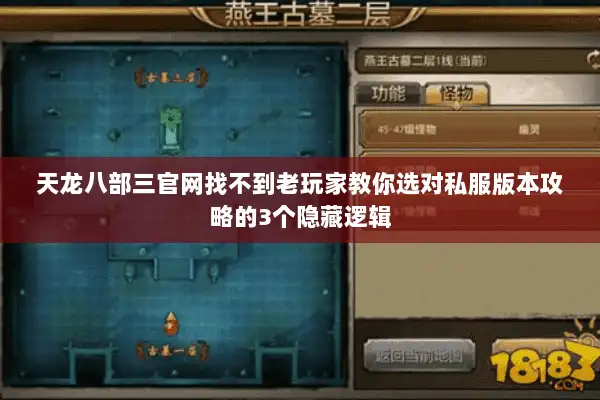 天龙八部三官网找不到老玩家教你选对私服版本攻略的3个隐藏逻辑